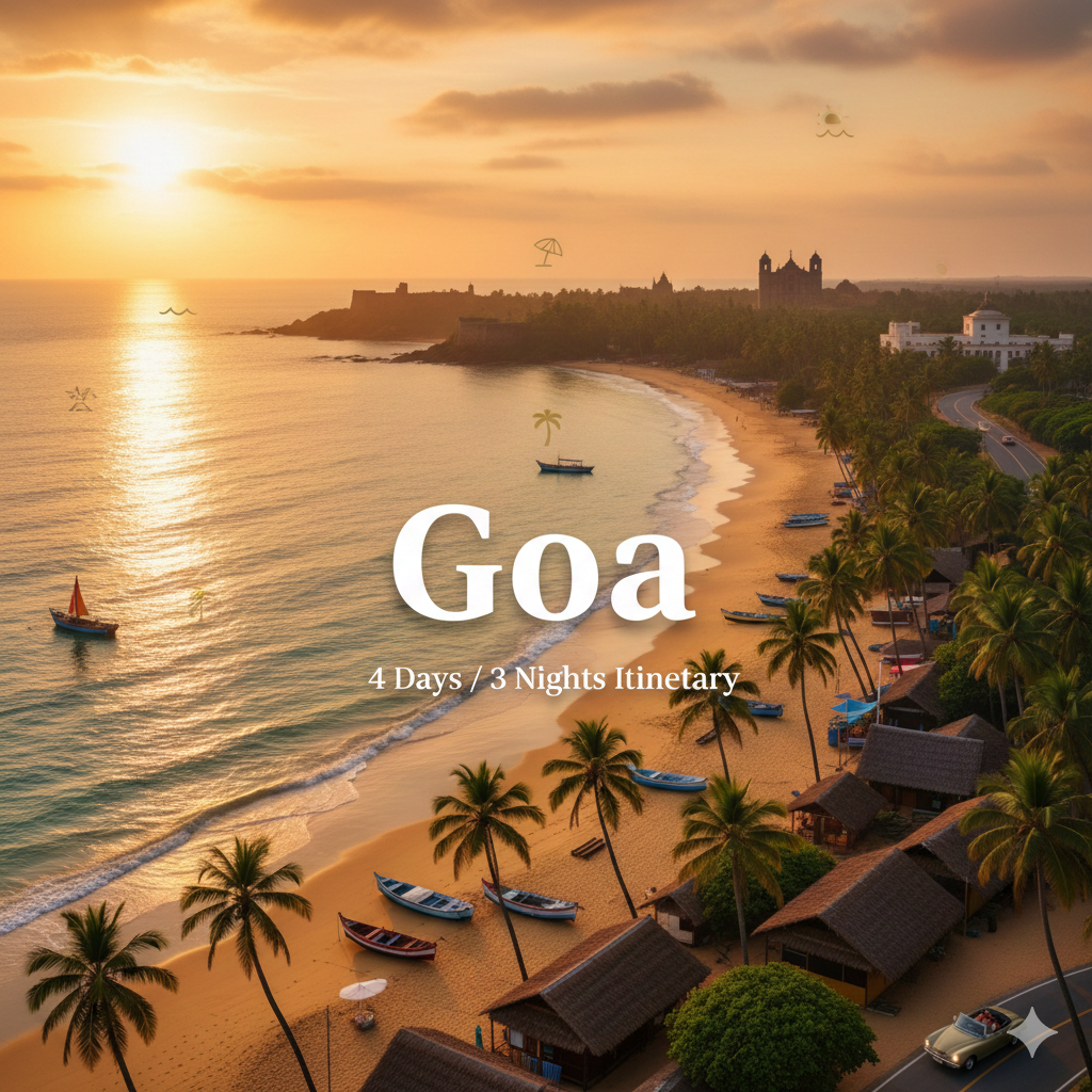 Goa 3 Nights / 4 Days –best budget package 