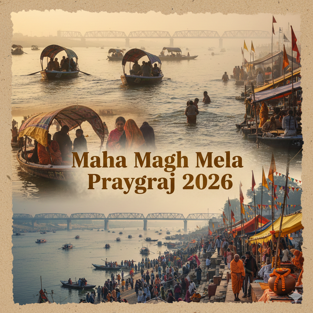 ✨Maha Magh Mela Prayagraj 2026 (Boat Riding & Stay)✨