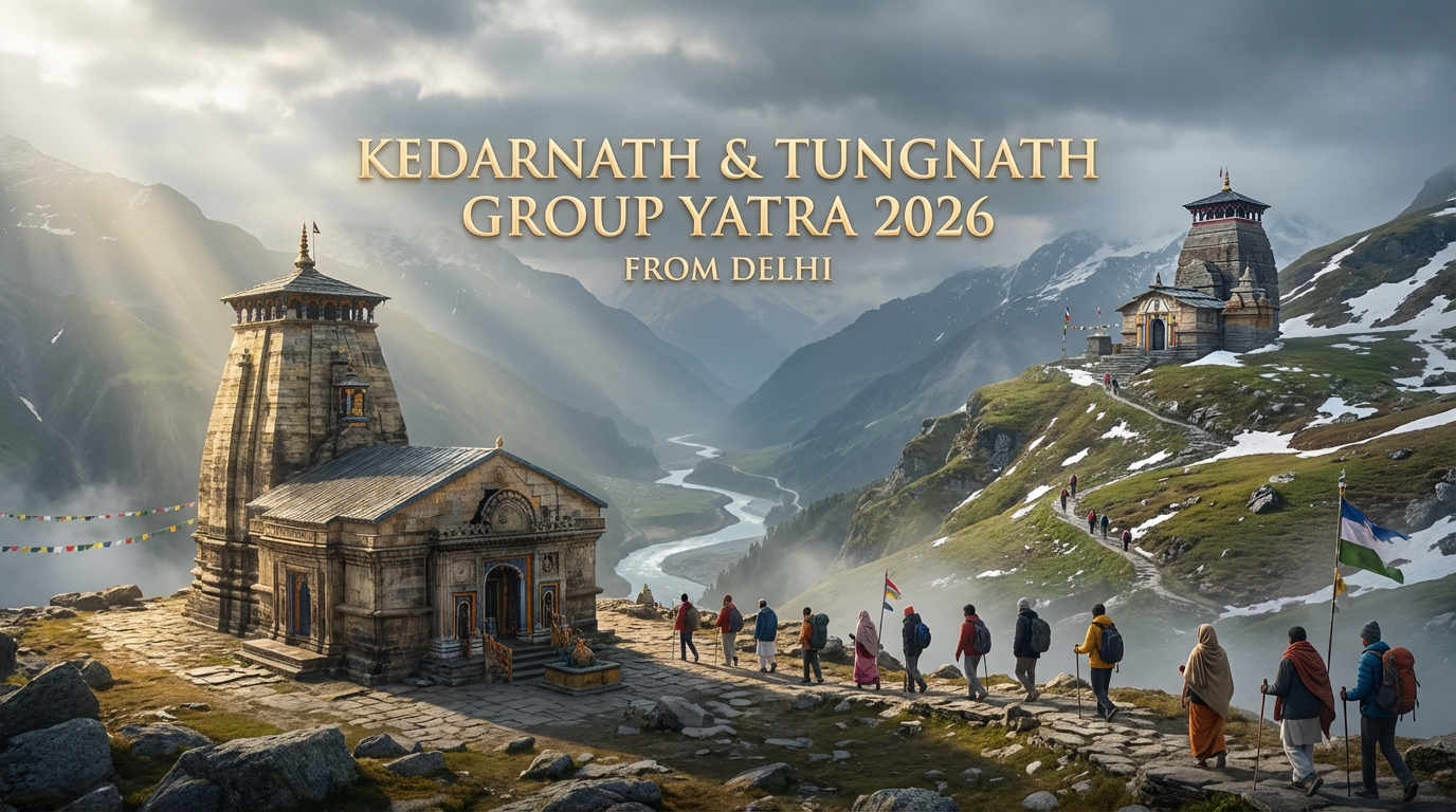 Kedarnath & Tungnath Group Yatra 2026 From Delhi (6 Days)
